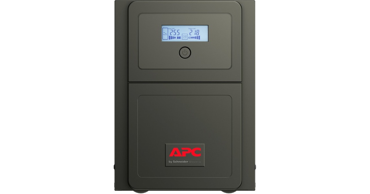 APCEasy-UPS SMV 750VA, 230V, AVR, IEC ups  (Zwart, 6x C13, SMV750CAI)