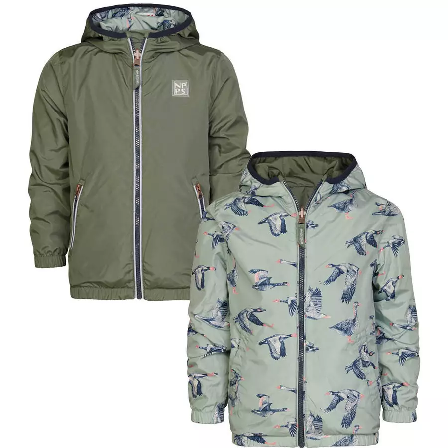 Noppies Sommer jacke Derwood- Reversible Slate Gray