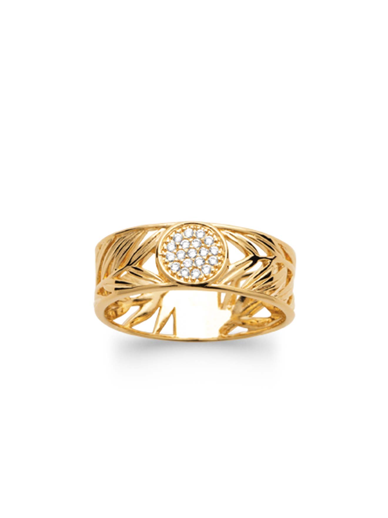 Bague zirconias blancs