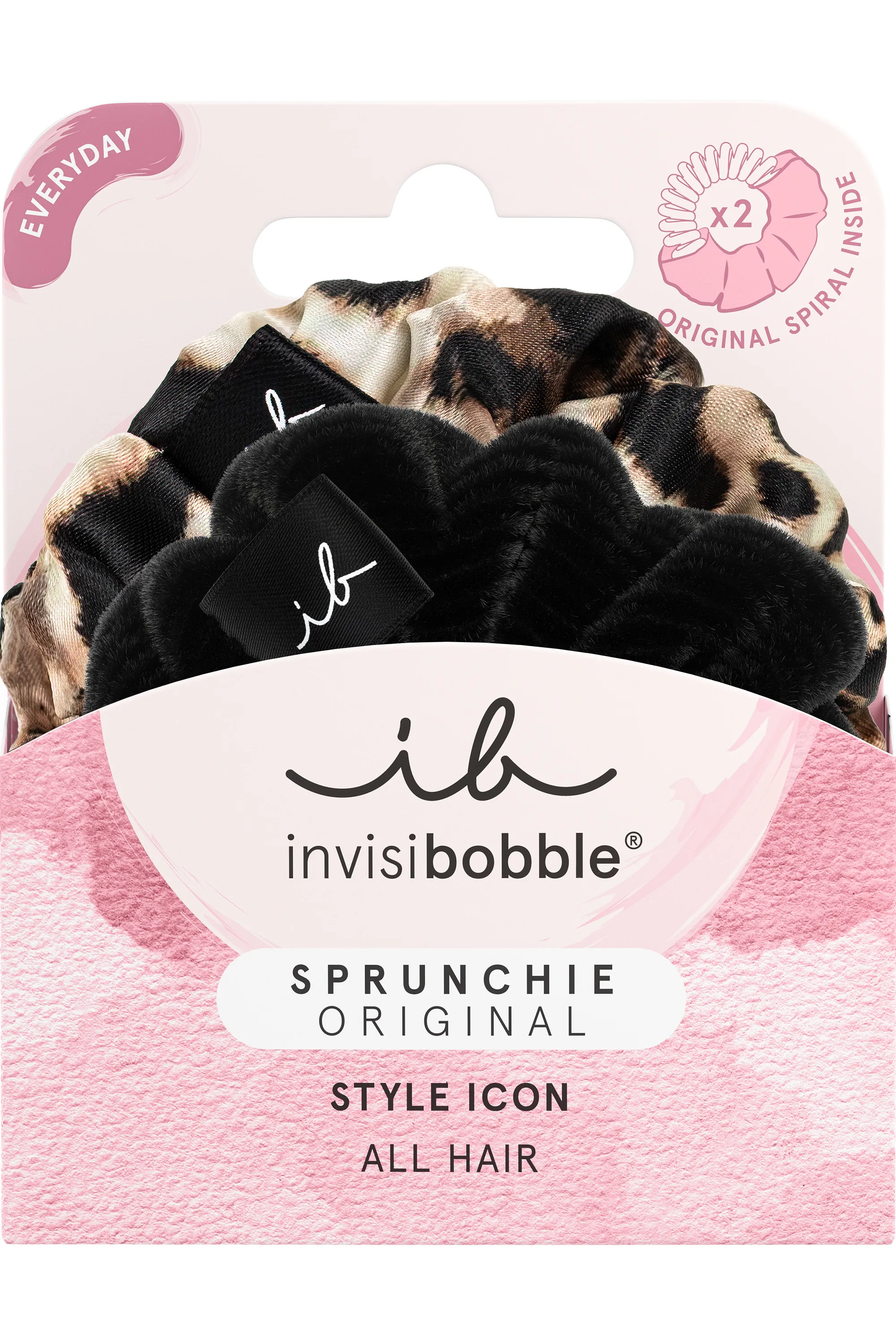 Invisibobble Elastiques à cheveux Sprunchie Duo The Iconic Beauties