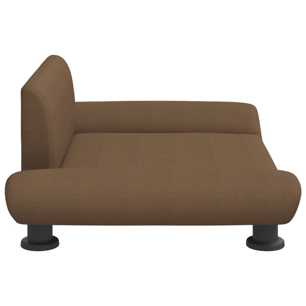 Cama para cães vidaXL em tecido marrom, 70x45x28 cm
