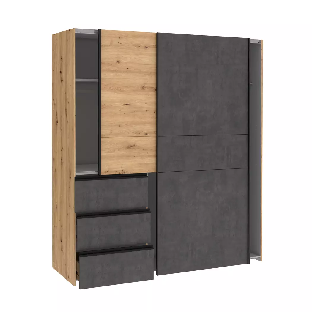 Schwebetürenschrank Winn2 170 x 200 cm