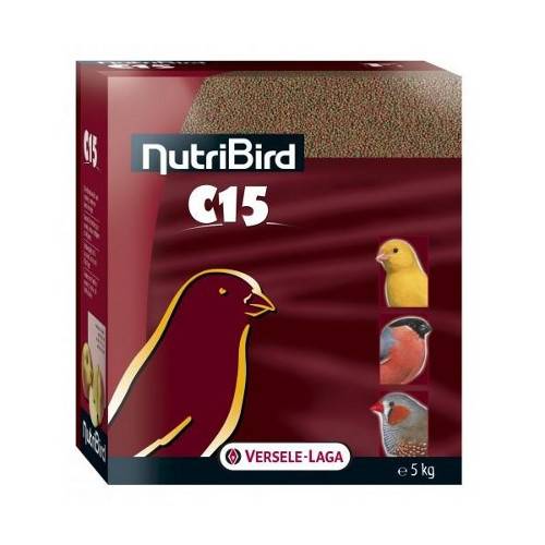 NutriBird C15 Alimento para pássaros exóticos e canários