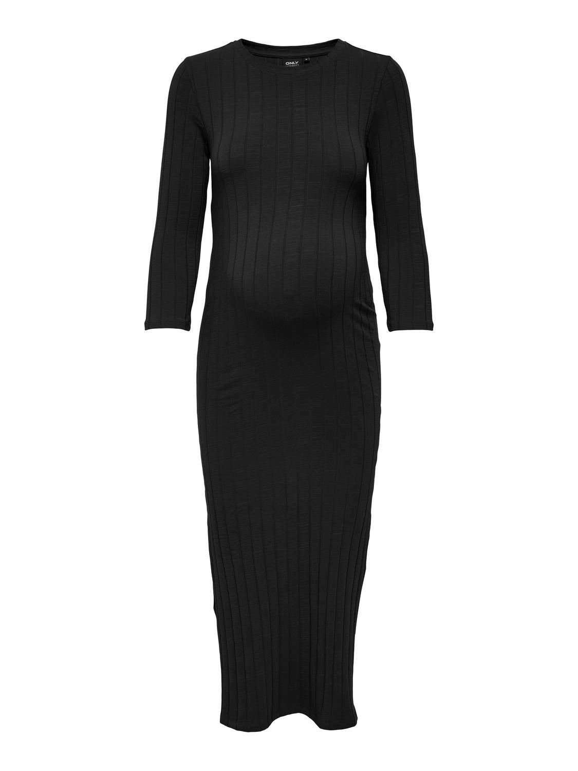 OLMALEJANDRA Midikleid Black