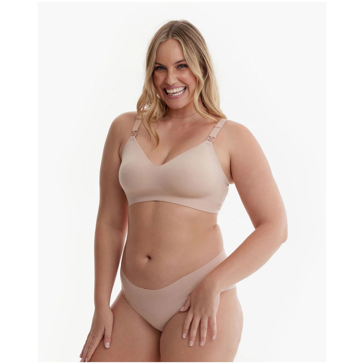 MomcozyMomcozy   YN21 Smooth ultra weicher Still BH beige L