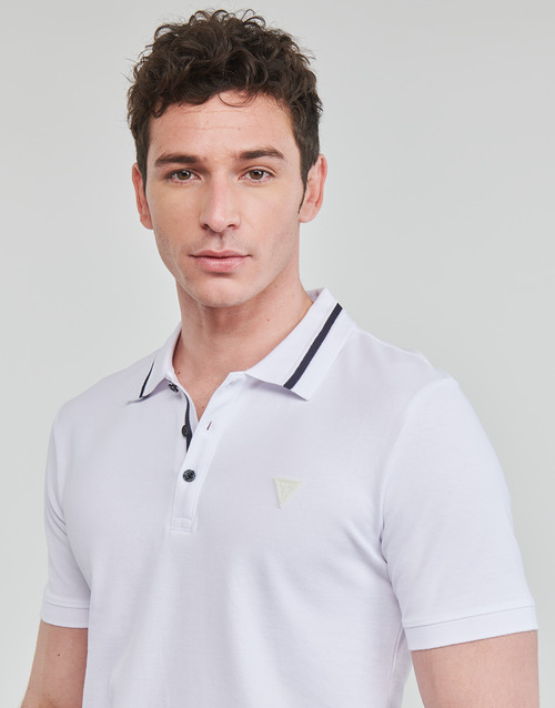 Guess - LYLE SS POLO - Blanc
