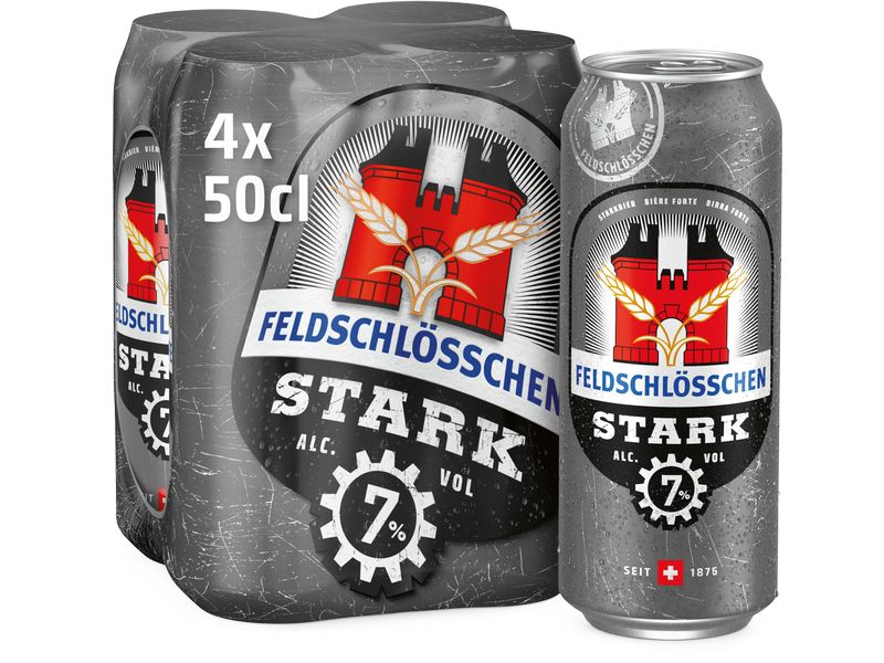 Feldschlösschen Bier Stark 4 x 0.5 l Starkbier
