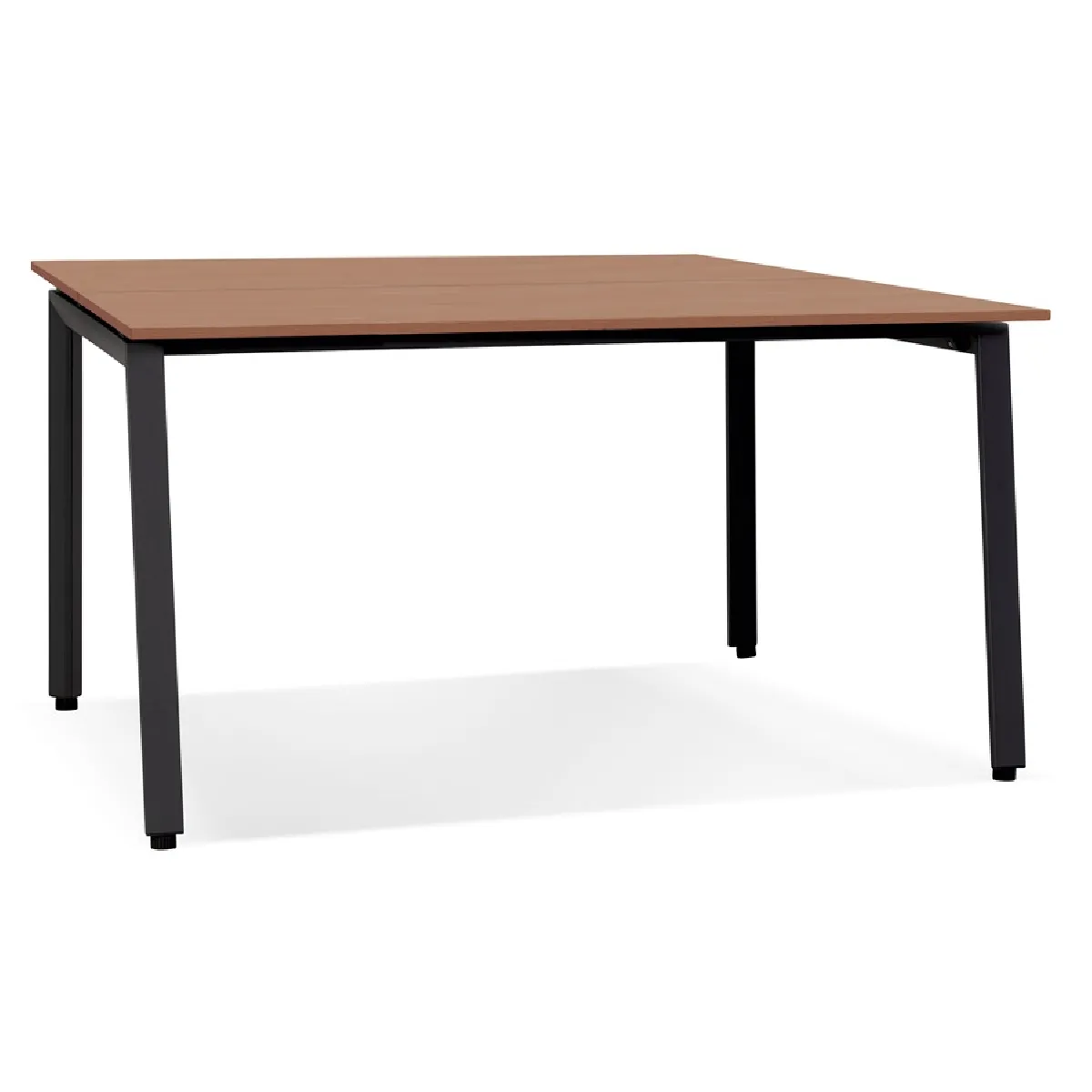 Alterego AMADEUS SQUARE Noyer/Noir - 140x140 cm