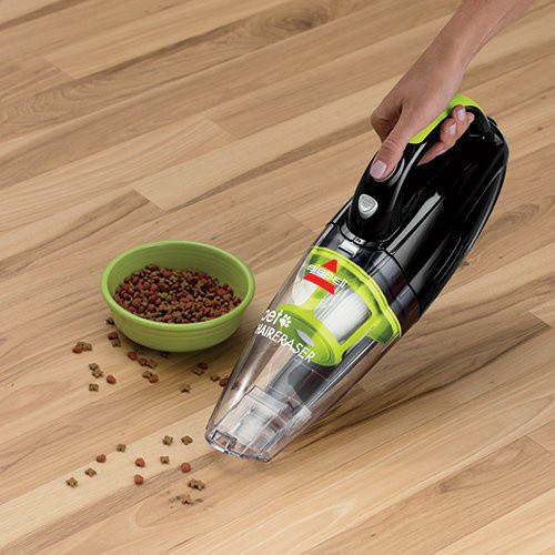 Aspirador de pó portátil Bissell Pet Hair Eraser para pelos de animais.