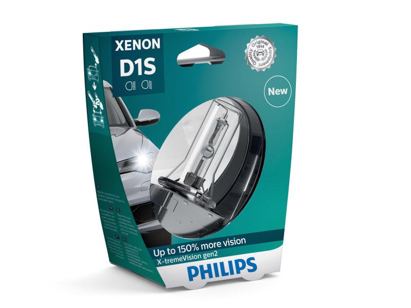 Philips Automotive D1S Xenon X-tremeVision gen2 PKW Leuchte (D1S) für PKW