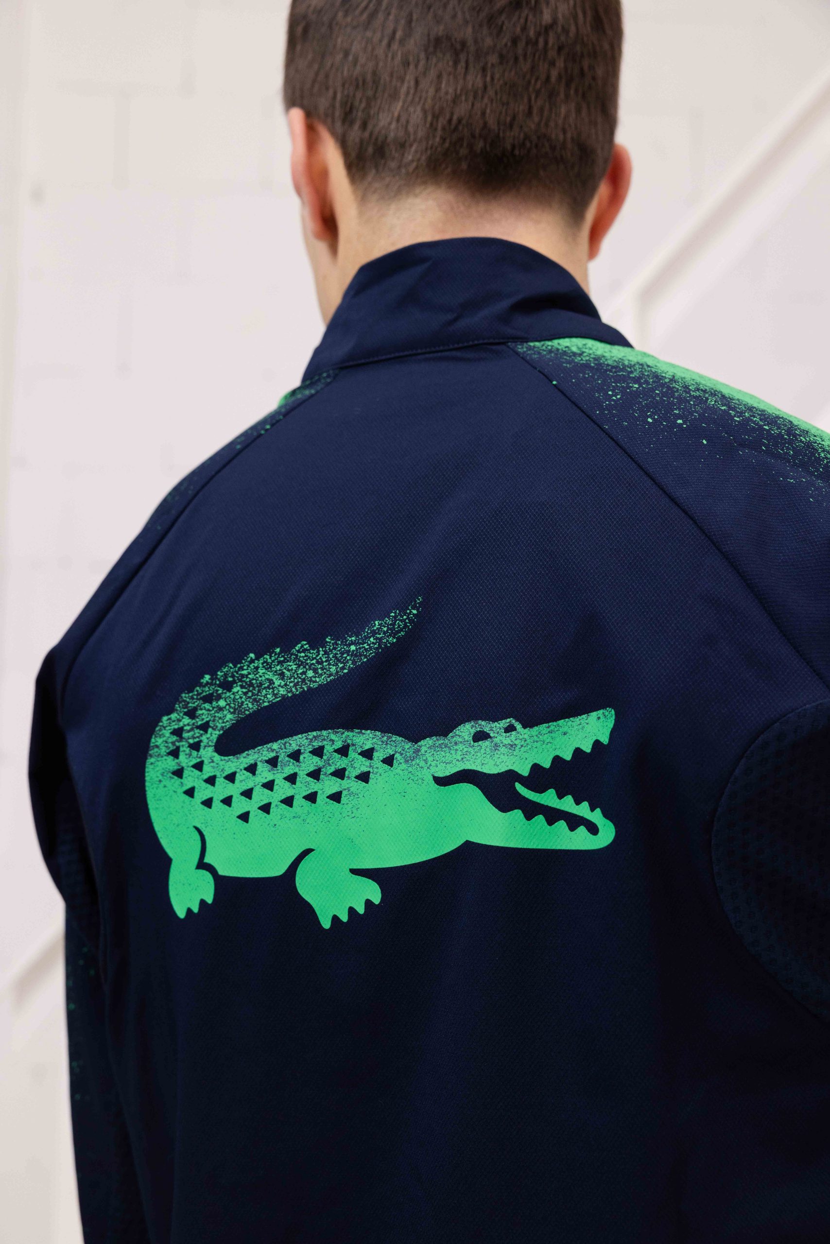 Lacoste Tennis x Daniil Medvedev Trainingspak Heren Donkerblauw/Groen