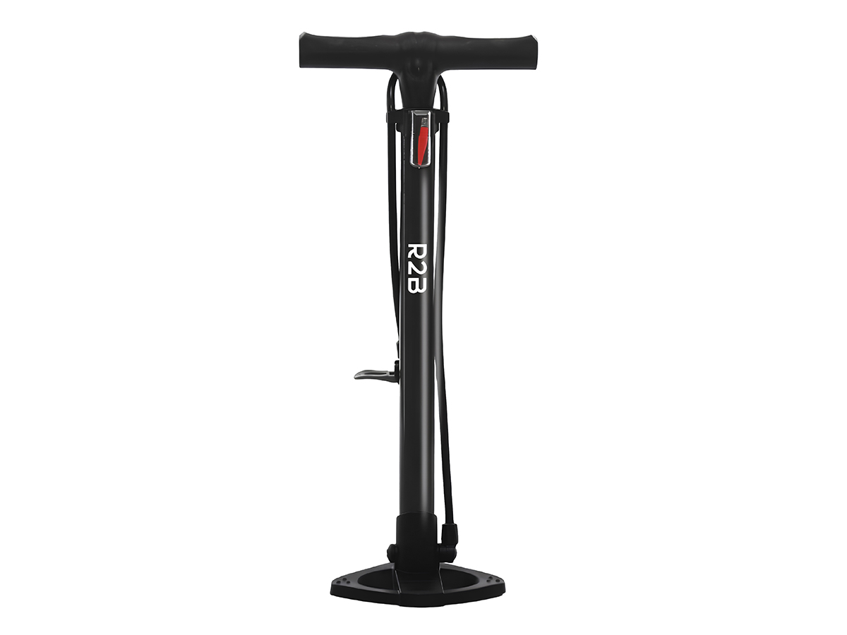 R2B Fietspomp - dubbele ventielkop