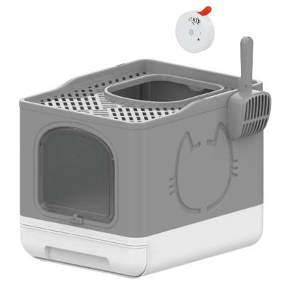 All for Paws Katzentoilette Go Fresh grau