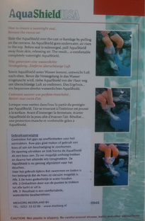 AquaShield ASL20 Waterdichte Beschermhoes Onderbeen Klein 1ST