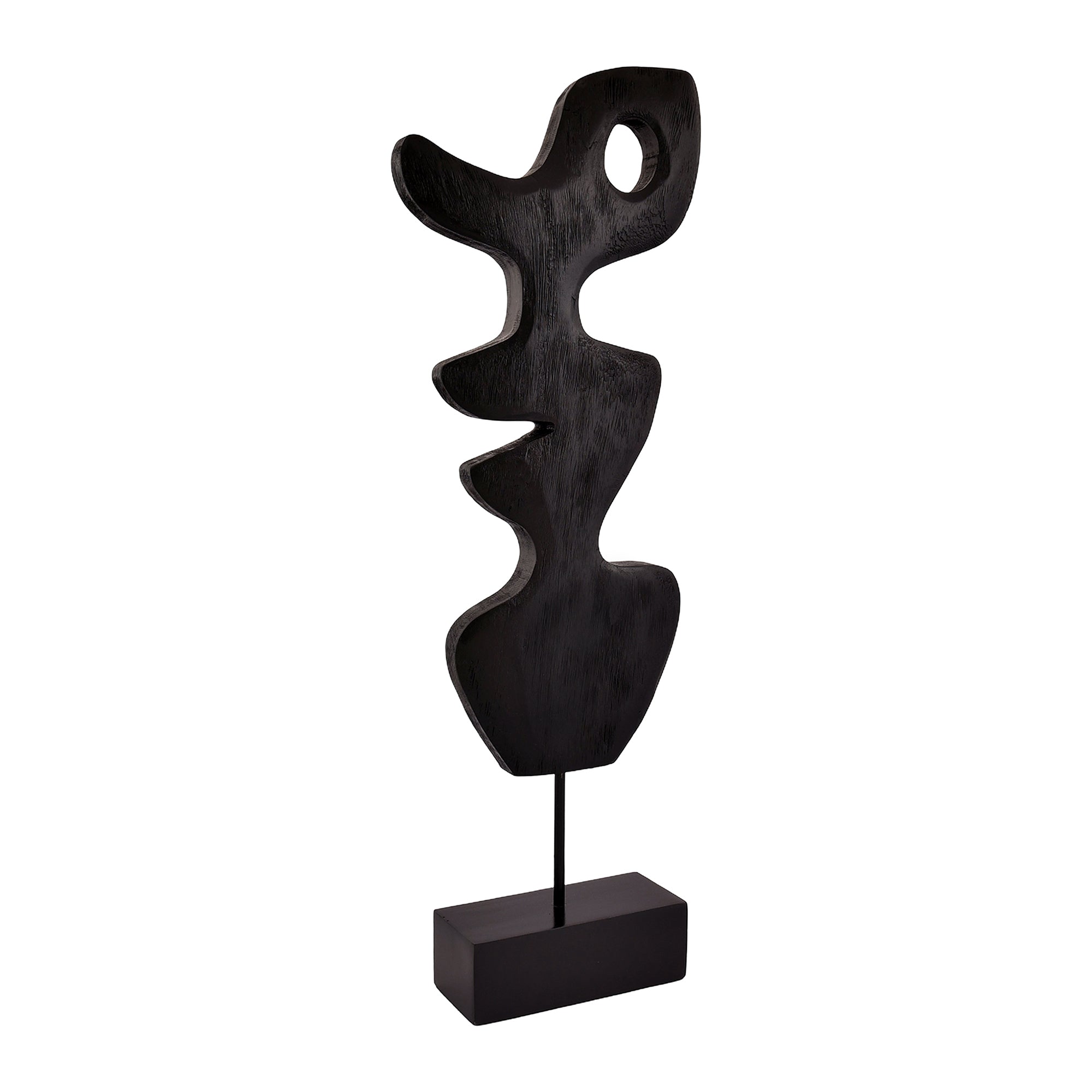 by fonQ Structure Ornament H 67 cm - Zwart