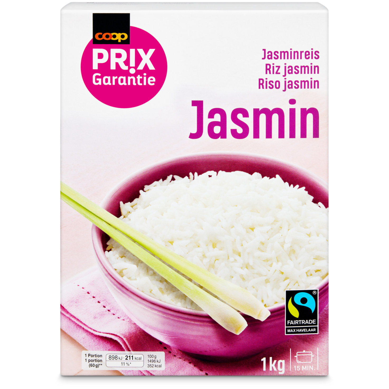 Prix Garantie Fairtrade Jasminreis