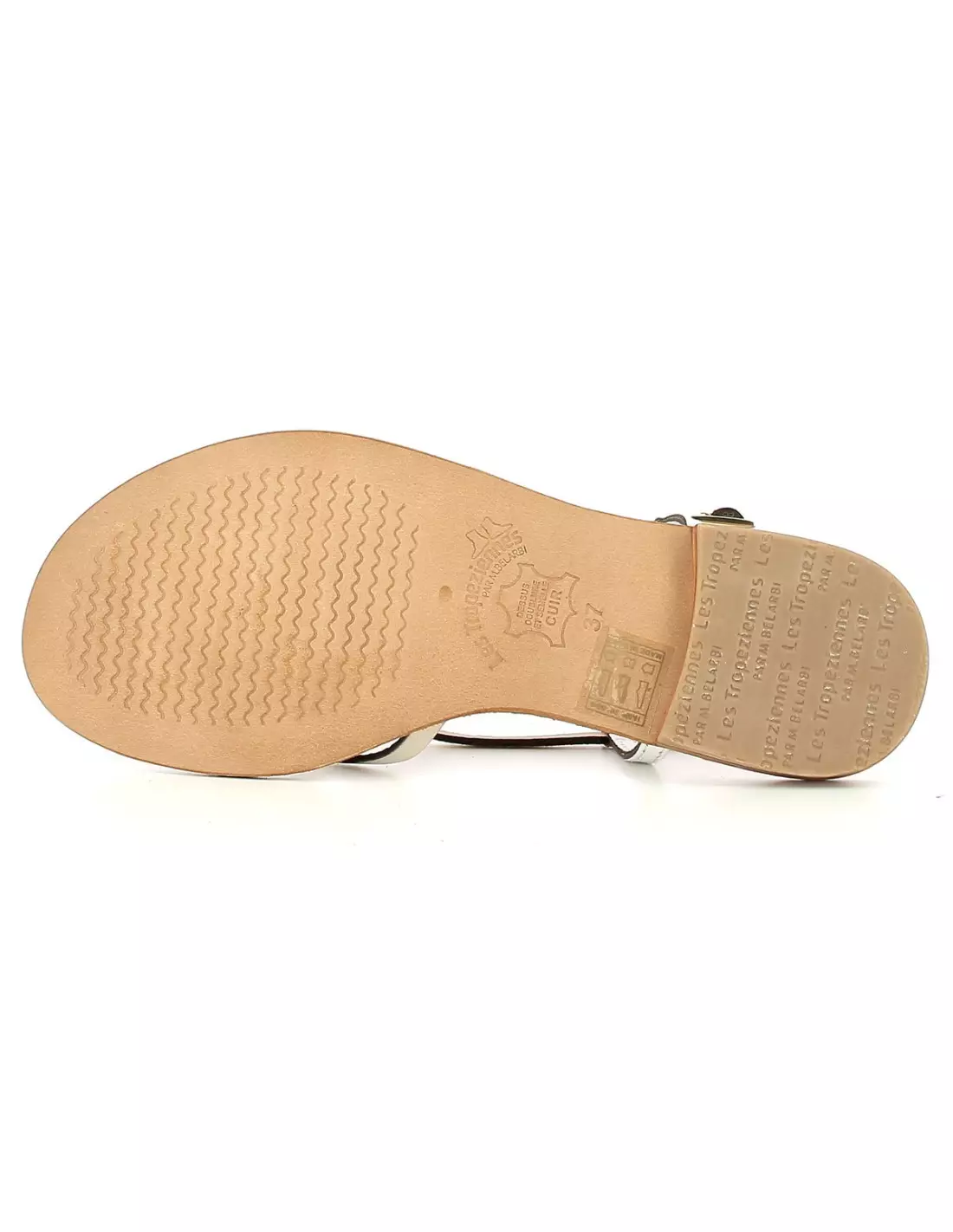 LES TROPEZIENNES MONACO - Sandales & nu-pieds CREMEORSERPENT