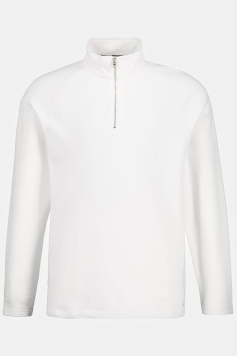 JAY-PI Sweat-Troyer, Tennis, Stehkragen, Zipper, Raglan-Langarm