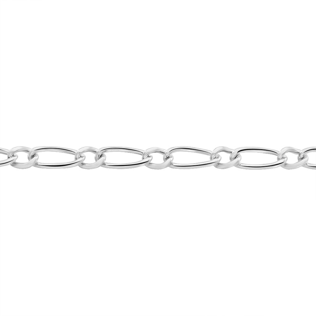 Chaîne Ita Maille Alternée 1/1 Or Blanc