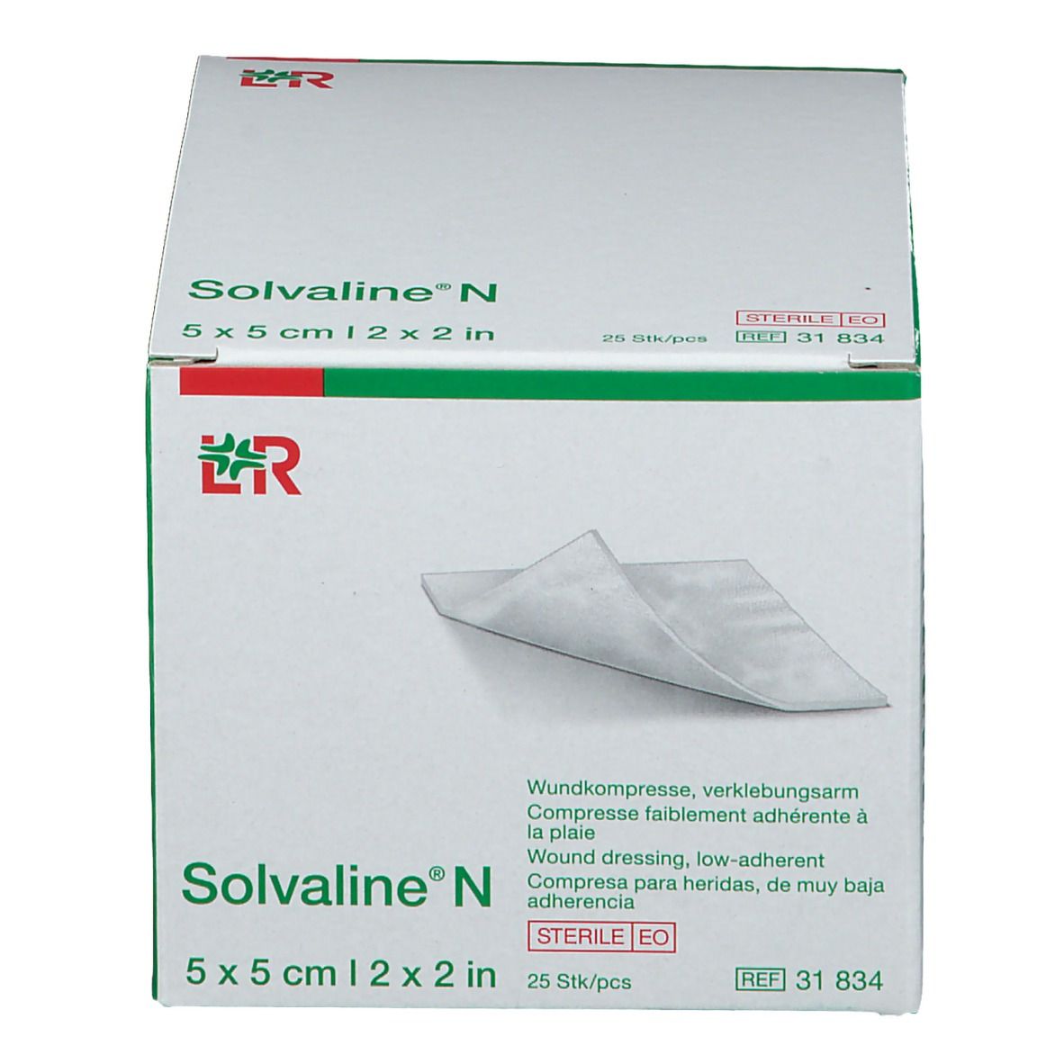 Solvaline® N Wundkompresse, verklebungsarm