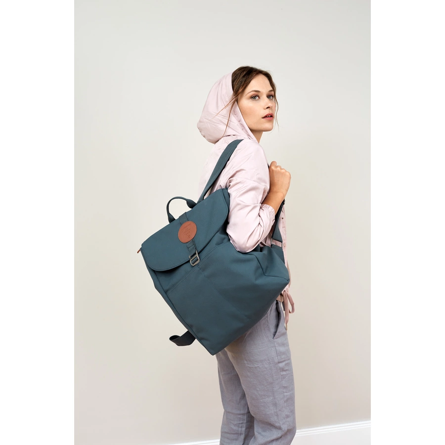 LÄSSIG Wickelrucksack GRE Backpack Adventure Petrol