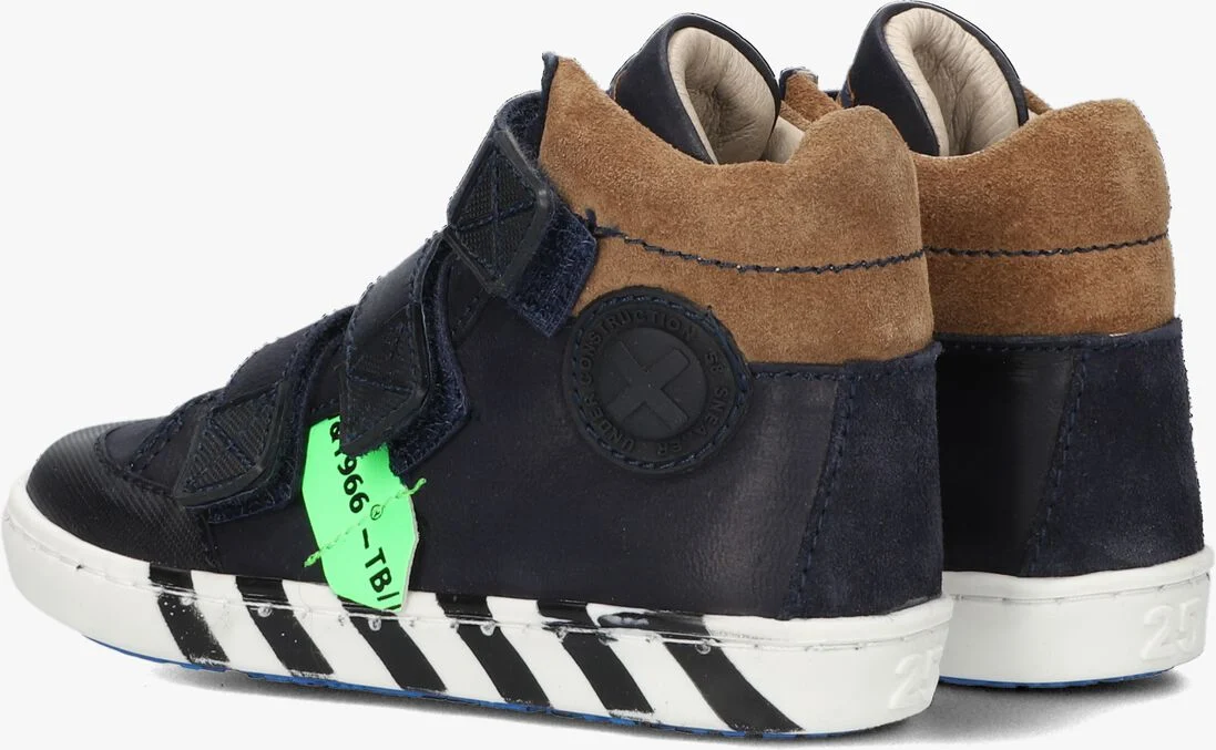 SHOESME blauwe shoesme hoge sneaker ur21w043