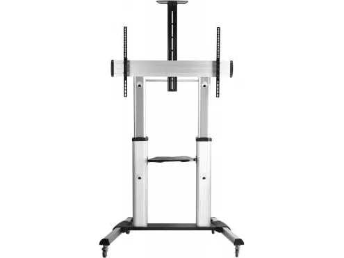 Techly ICA-TR24, Sølv, Sølv, 1 hylder, Sort, 100 kg, 2,54 m (100
