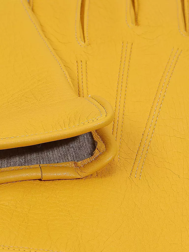 TR-HANDSCHUHE Lederhandschuhe  gelb