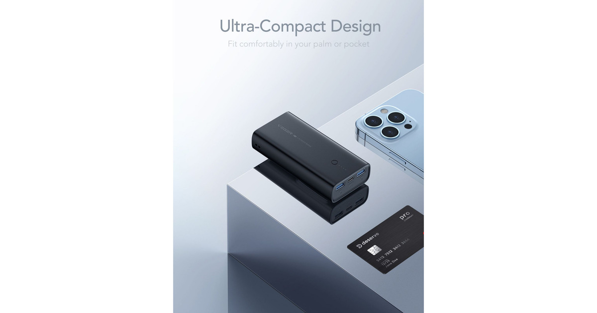 VEGERACE100 powerbank 10.000mAh  (Zwart)