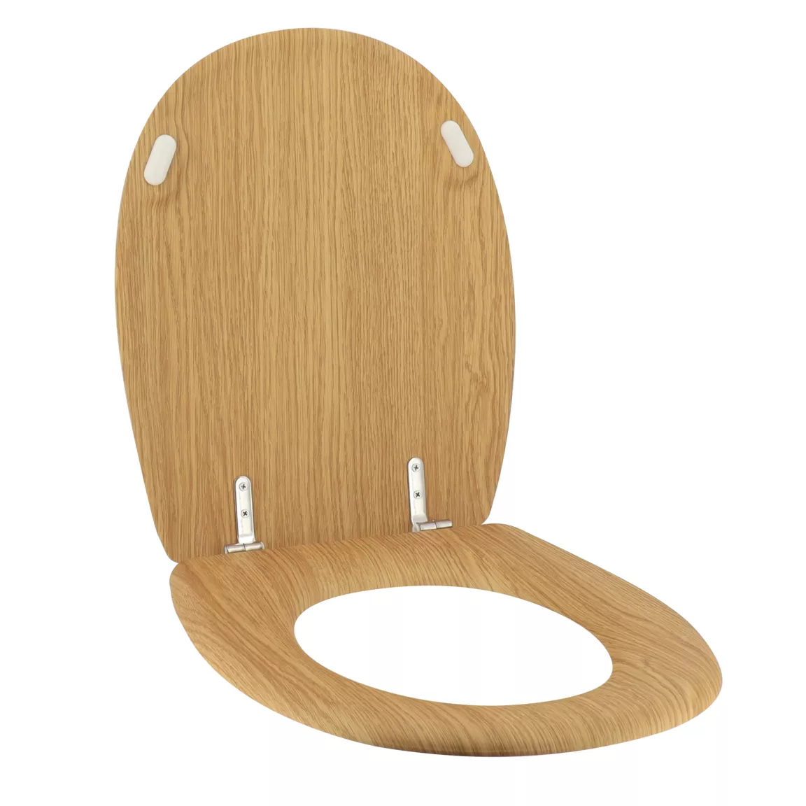 Abattant WC 18 pouces MDF Façon Chêne Beige