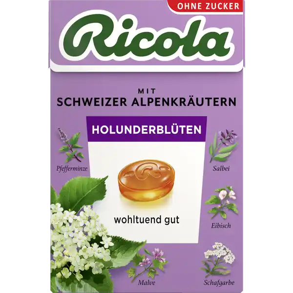 Holunderblüten Bonbons zuckerfrei 50g