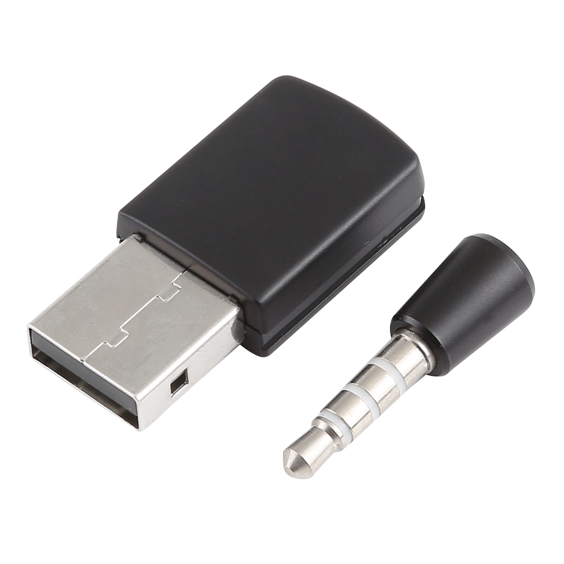 Bluetooth Headset Game Controller Adapter für Sony Playstation PS4 mit 3.5mm Mikrofon - Schwarz