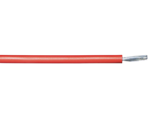 Zonnekabel H1Z2Z2-K 6 mm² rood, per meter verkocht