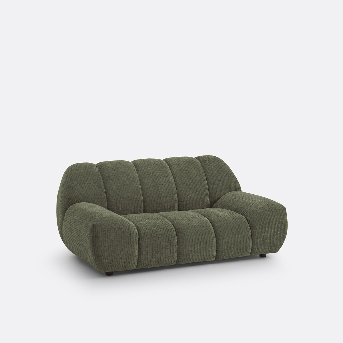LA REDOUTE INTERIEURS<br>Sofá de 2 lugares, veludo chenille estampado, Nuria