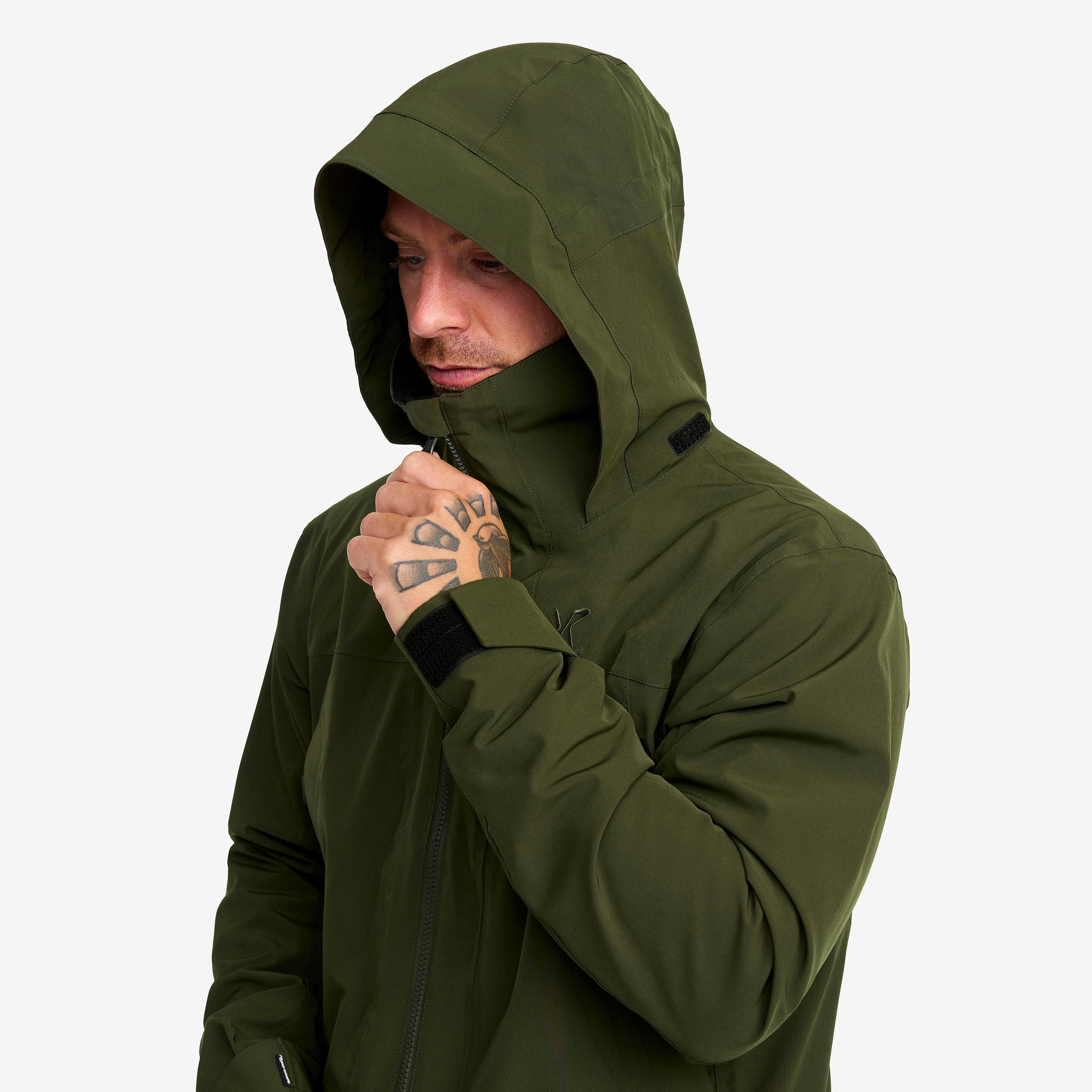 Nevis 2L Parka Herre Forest Green