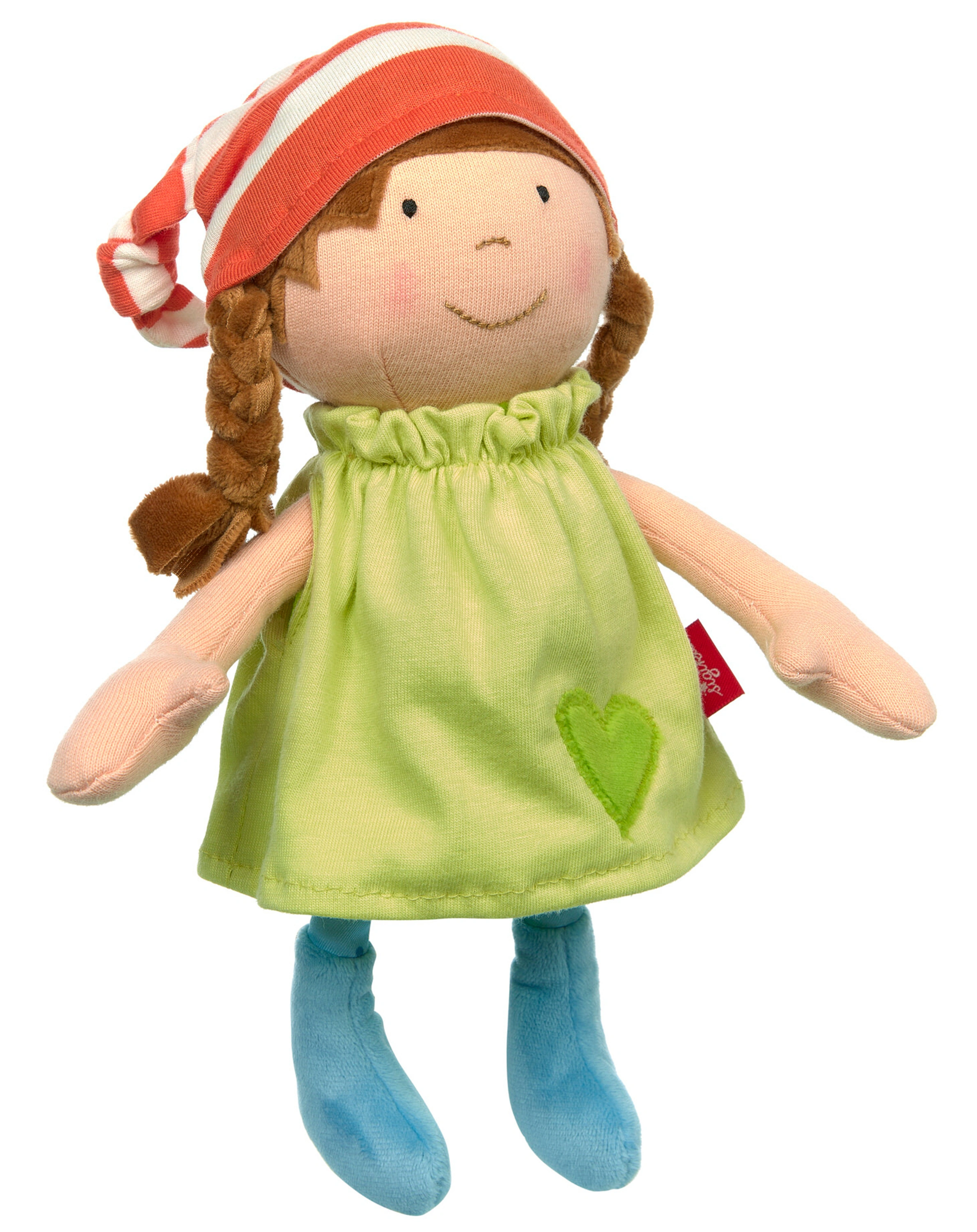 Stoff-Puppe GIRL - GRÜN (24cm)
