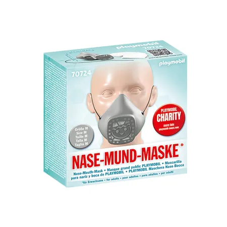 PLAYMOBIL® 70724 - Nase-Mund-Maske Größe M - hellgrau
