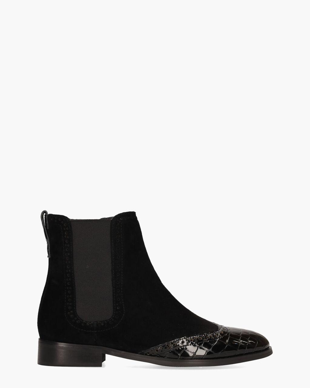Di Lauro Sheralyn Zwart Dames Chelseaboots