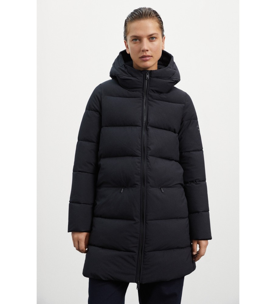 ECOALF Salin Black Coat