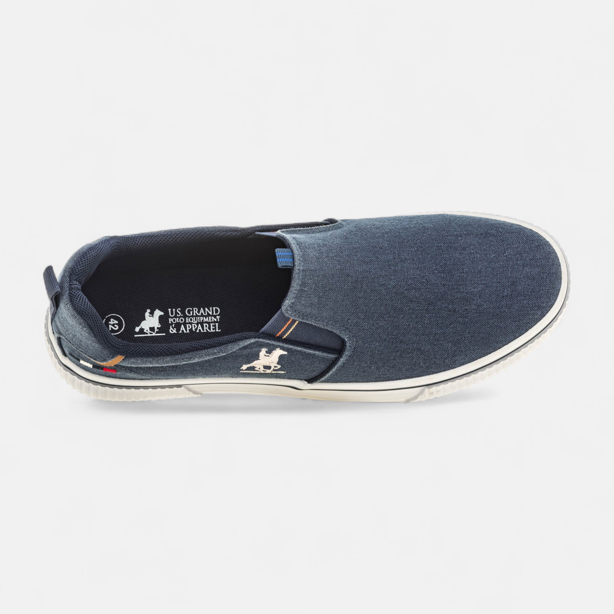 Baskets en toile Homme bleu marine