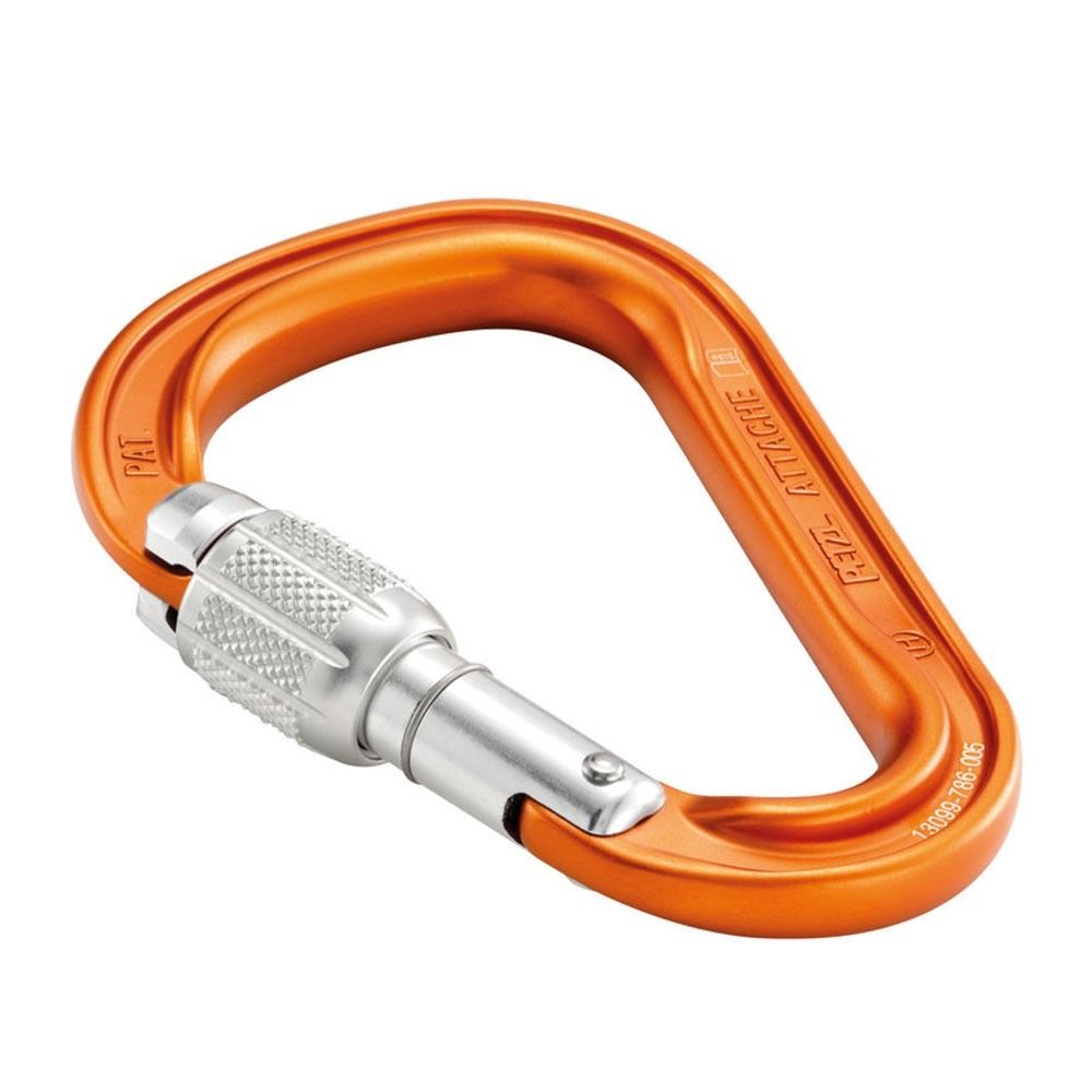 Petzl ATTACHE SCREW-LOCK - Mousqueton orange