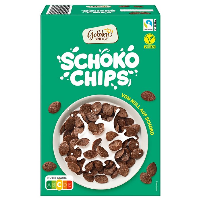 GOLDEN BRIDGE Schoko Chips 750 g