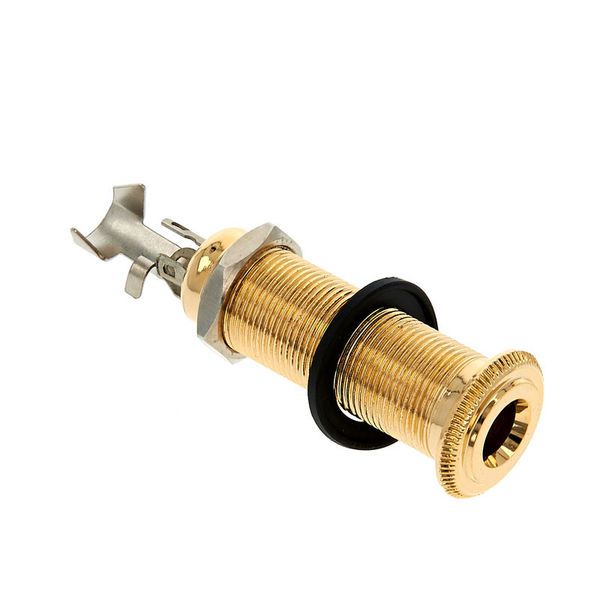 Harley Benton Parts Zargenbuchse Gold