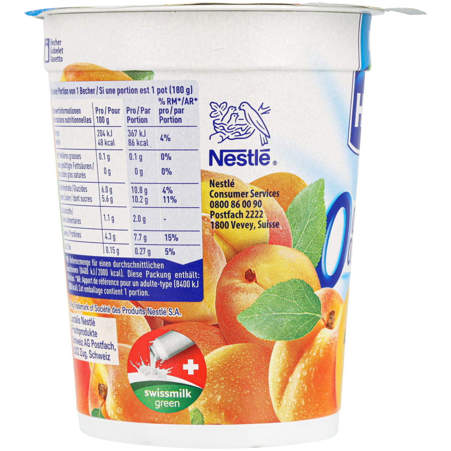 Hirz Joghurt 0% Aprikose 2x180g