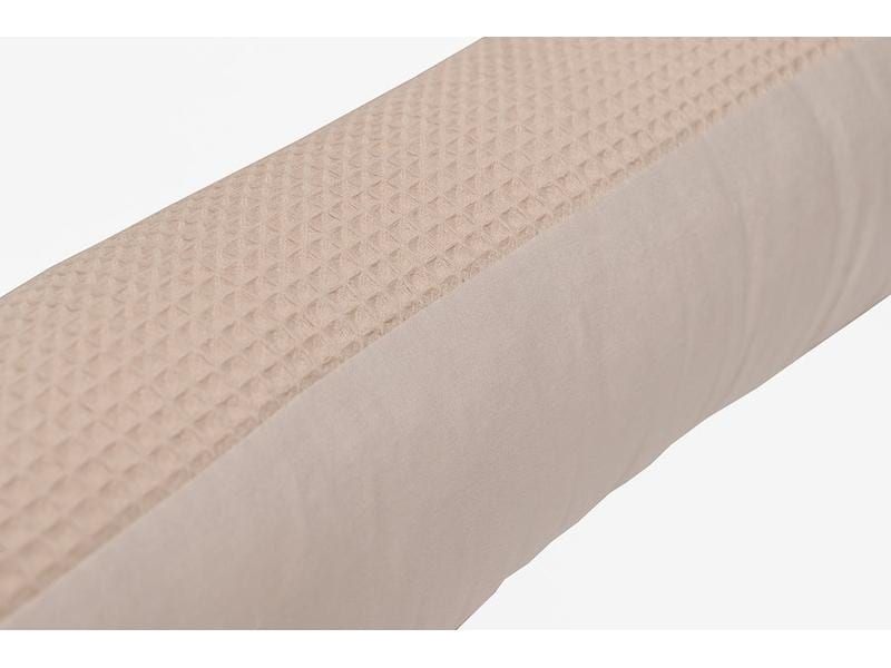 Ullenboom Nestschlange Waffel Uni Sand 300 cm Bettschlange für Babybett