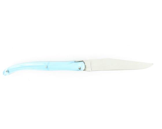 Laguiole 11 cm - manche Acrylique Bleu Couteau de poche par D'Albrac à Laguiole