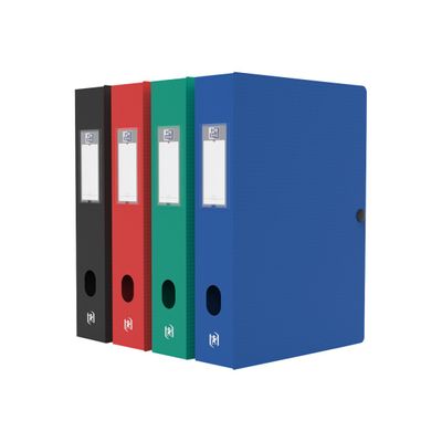 Oxford Memphis - Boîte de classement plastique - dos 60 mm - disponible dans différentes couleurs