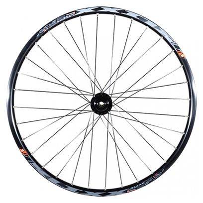 Roue vtt 27.5  av jante noir mach1 klixx tub.ready. moyeu disque 6t axe traversant 15x100