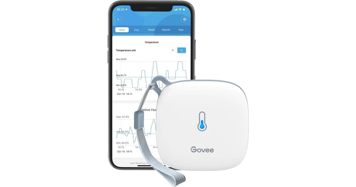 GoveeWi-Fi Thermo-Hygrometer temperatuur- en vochtmeter