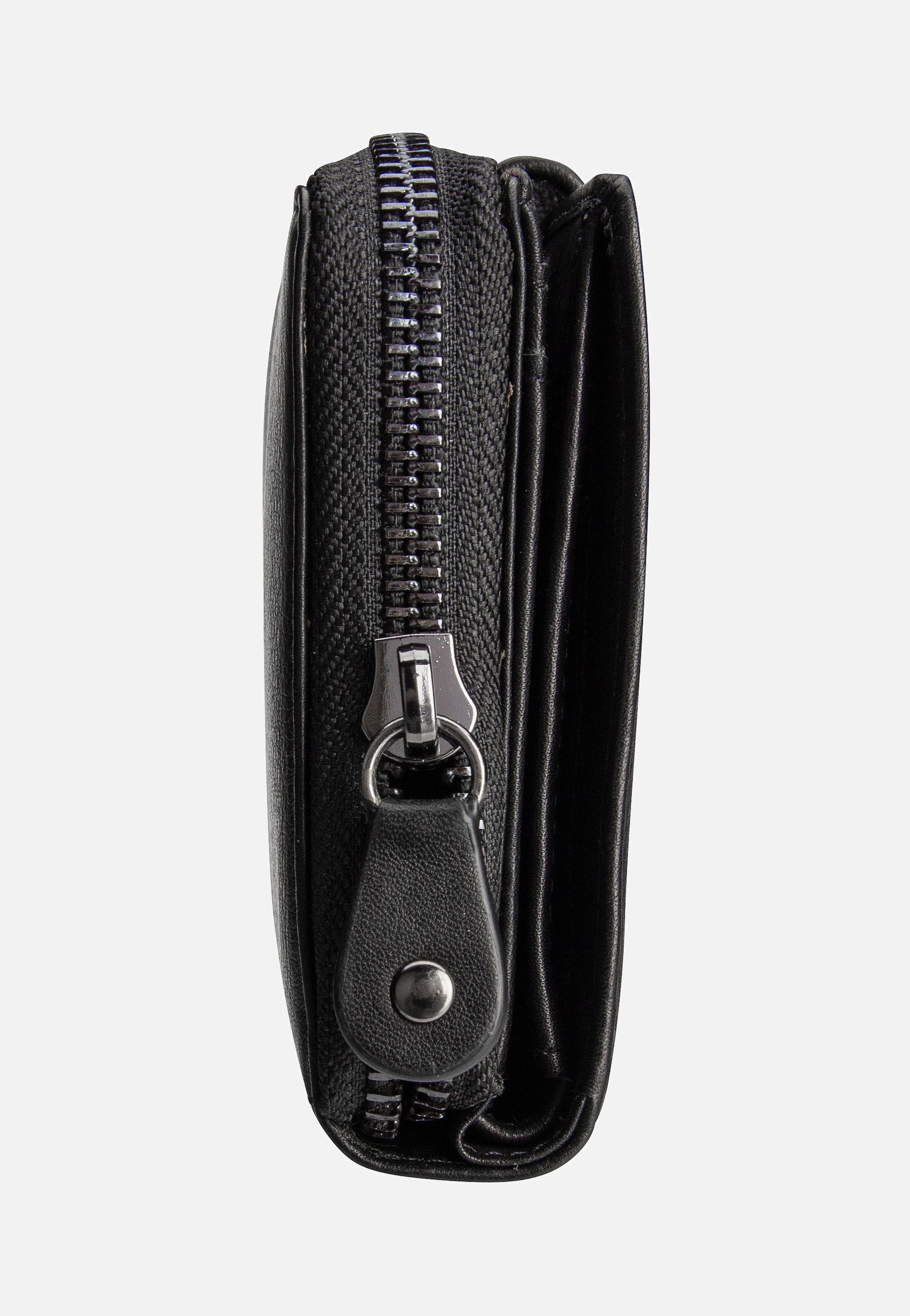 Nome Long Ladies Zip Schwarz - Portemonnaie